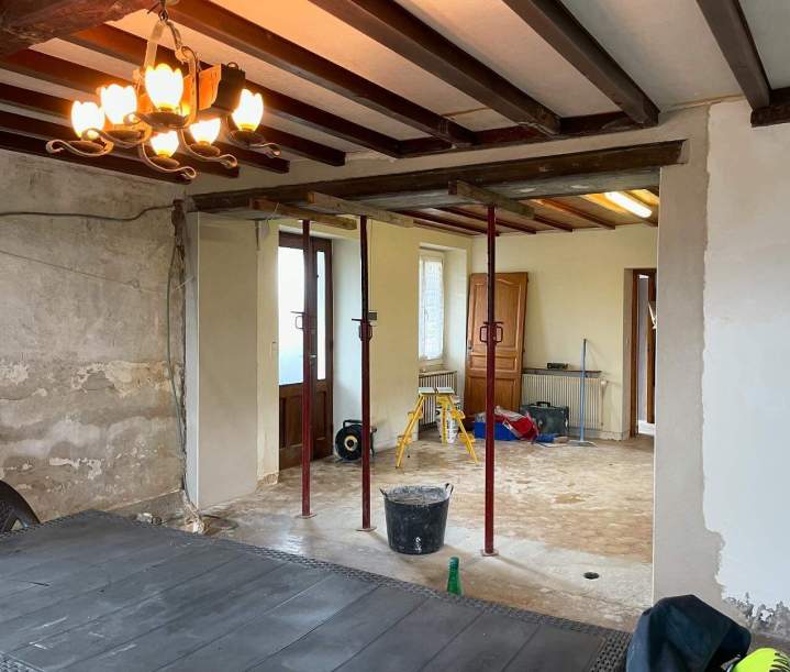 Travaux d'ouverture de mur porteur La Tour-du-Pin