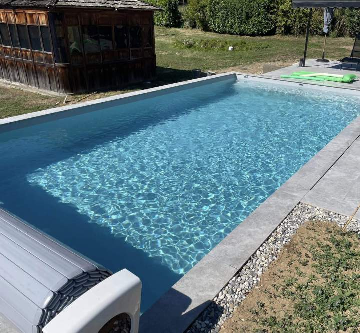 Réalisation de piscine en béton La Tour-du-Pin